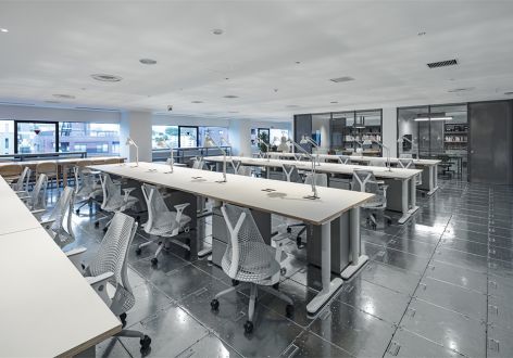 办公室现代风格375平米装修效果图案例