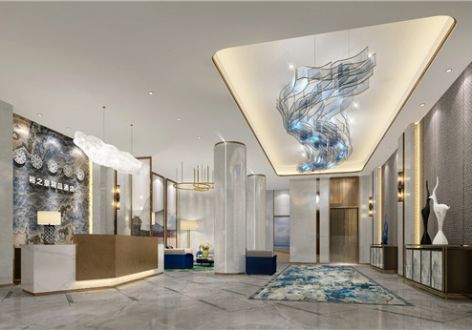 裕之豪精品酒店现代风格2650平米装修案例