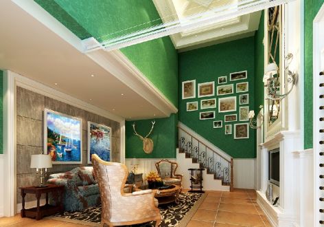 爱加西西里别墅570平美式风格装修案例