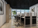 300平办公室现代简约风装修案例