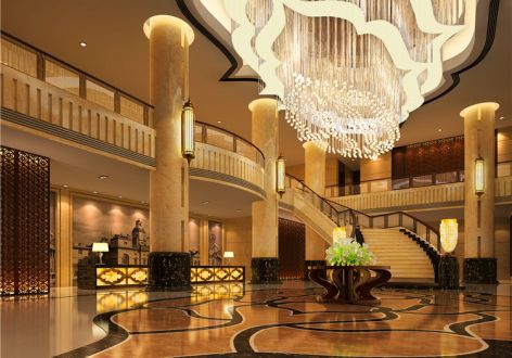 白金汉宫大酒店5000平方米绚丽风格装修案例