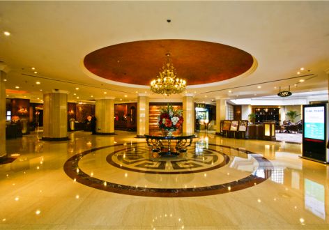 兆龙饭店1800平方米绚丽风格装修案例