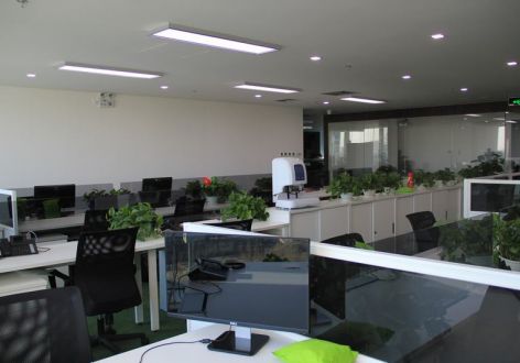 数码公司办公室现代风格1200平米装修案例