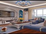 临岸三千城地中海风格170平米四居室装修案例