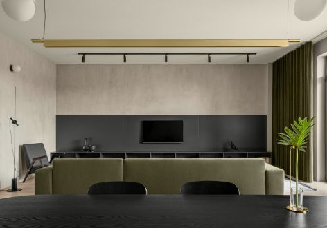 万科紫台156㎡现代极简风格三居室装修案例