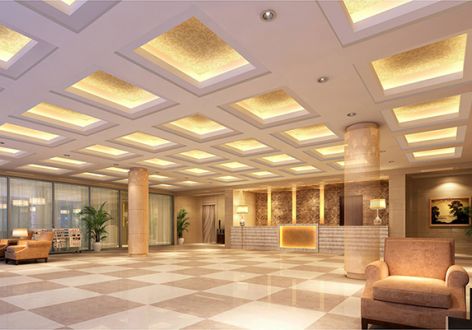 商务酒店1500平方米现代风格装修案例