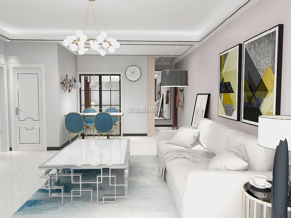 现代简约客厅颜色搭配 现代简约客厅沙发效果图