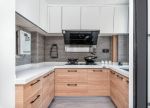 70平米简欧风格厨房橱柜装修效果图