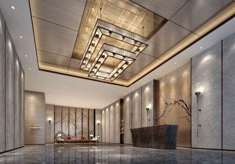 酒店10000平米新中式风格装修案例