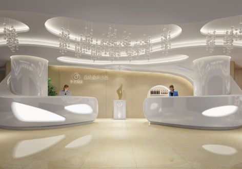 医疗美容医院现代简约900平米装修案例