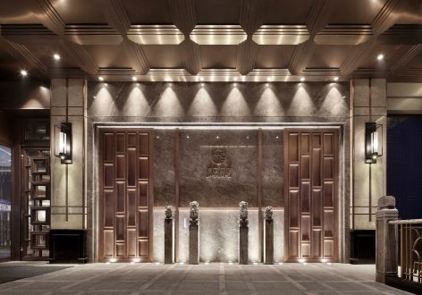 澜庭休闲酒店新中式风格5500平米装修效果图案例