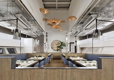220平米现代风格粤式餐厅装修案例