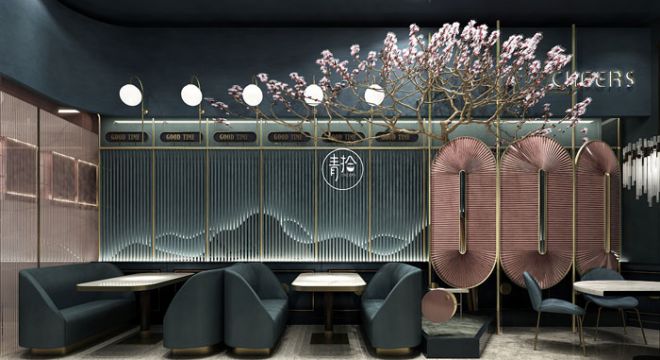 青拾·拾味江南菜餐厅310平米装修案例