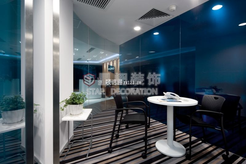 东海广场2000平米办公室装修案例