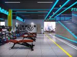 创展创造时间健身房900平方现代风格装修案例