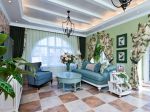 静安枫景苑地中海风格136平米三居室装修案例