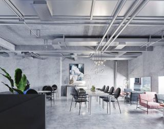 2022咖啡廳簡約風格裝修設計圖