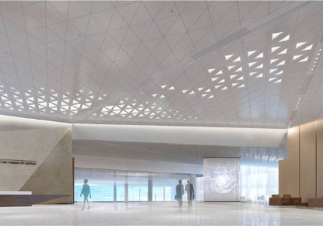 上海办公空间现代风格2000平米装修案例