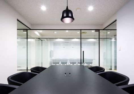 500平企业管理公司办公室装修案例