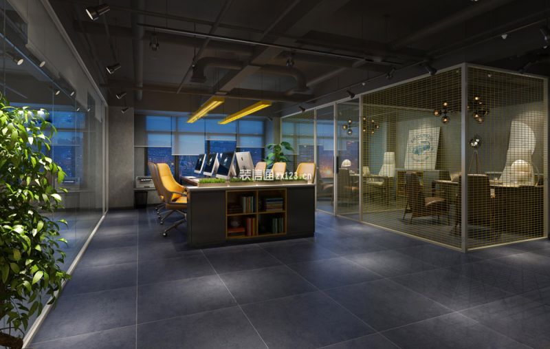 深圳办公室现代风格200平米装修案例