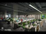 科技公司办公室现代风格3600平米装修案例