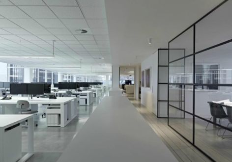 上海办公空间1350平米现代风格装修案例