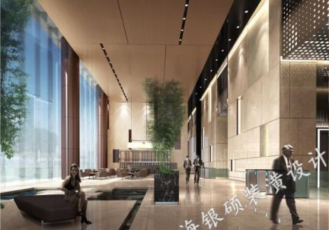 上海办公空间3000平米现代风格装修案例