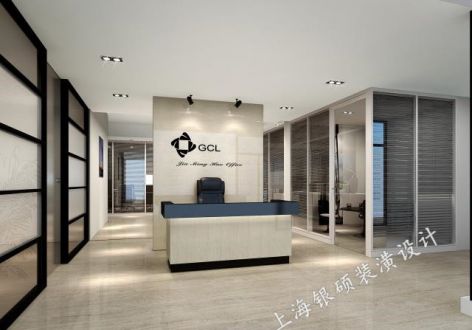 上海办公空间970平米现代风格装修案例