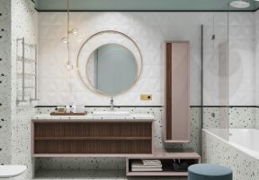 现代风格185平米卫生间浴缸效果图赏析