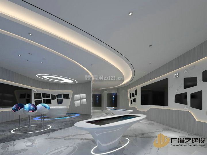 科技公司现代风格1200平米装修案例