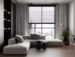 卓越誉珑90平米现代极简风二居室装修案例
