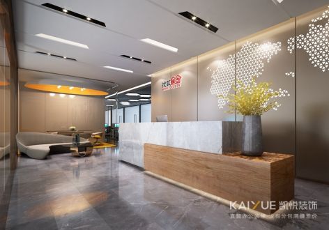 搜狐焦点时尚办公室920平方米现代风格装修案例