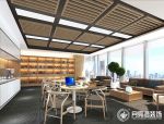 广州办公空间1420平米中式风格装修案例