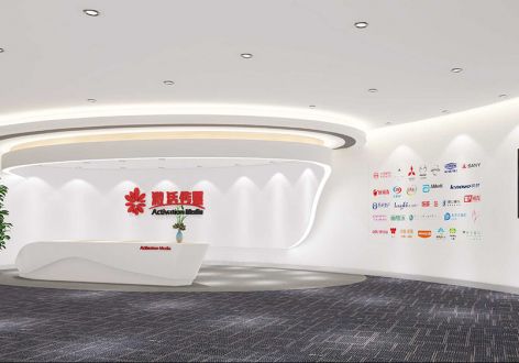 广州办公空间1000平米简约风格装修案例