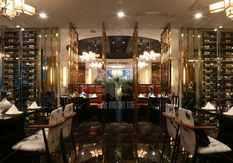 300平米绚丽西餐厅装修设计案例