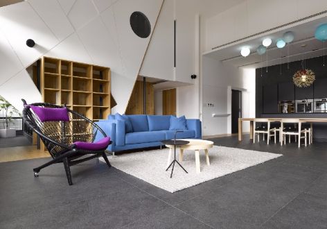 博林天瑞130平米现代简约三居室装修设计案例