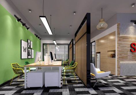 600平米现代风格办公室装修设计案例
