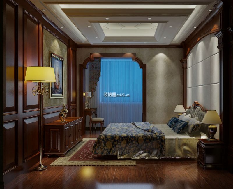 世纪城龙禧苑新中式风格150平米三居室装修案例