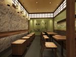 日式料理店85平日式风格装修案例