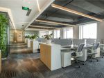 信拓卓成1500平方米办公室现代风格装修案例