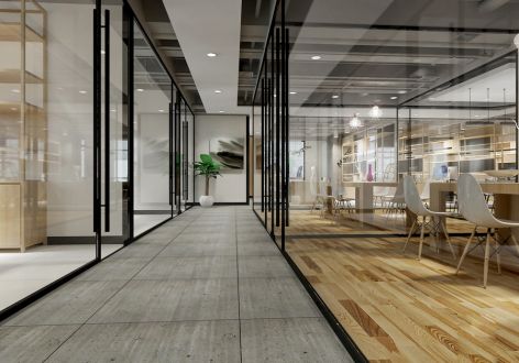 430平米现代风格办公空间装修案例