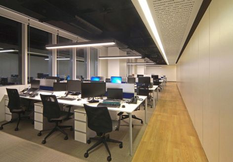 850平米现代风格办公室装修案例