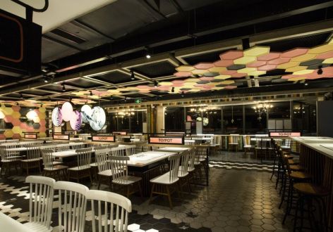 餐饮店现代风格560平米装修案例