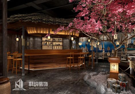 广州餐厅480平米中式风格装修案例