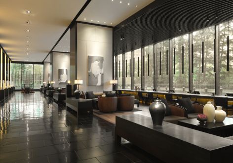 滨江国际酒店3000㎡新中式装修案例