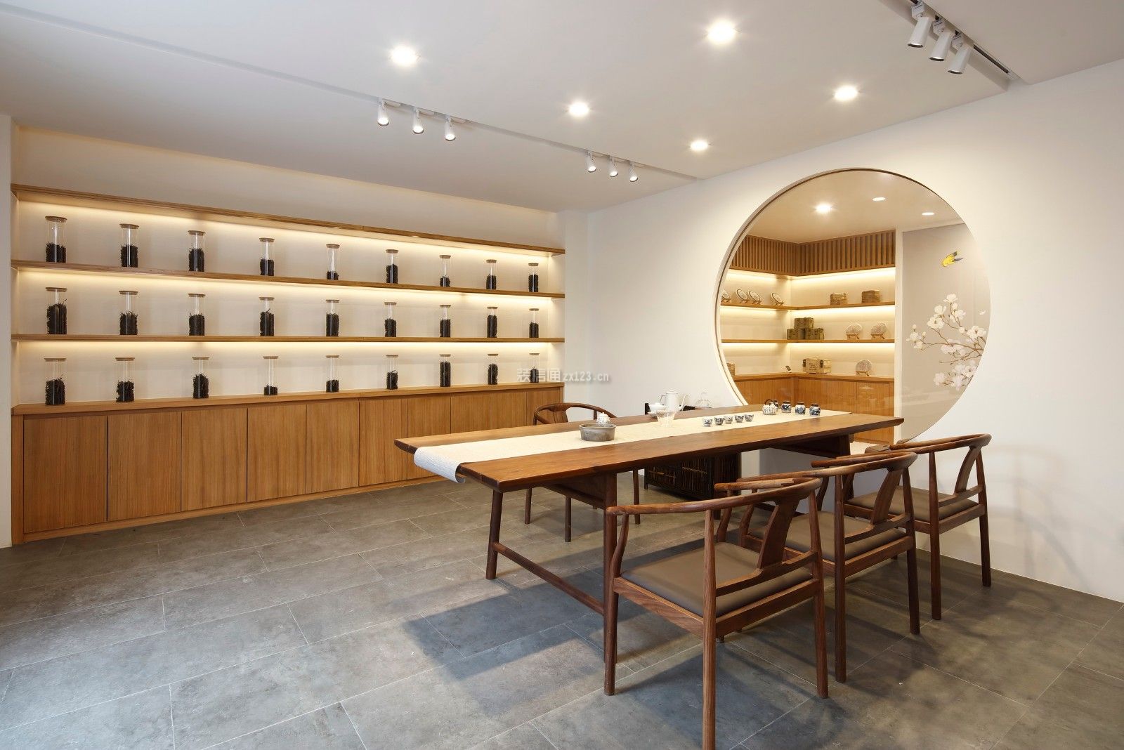 昆明茶室空间新中式风格85平米设计方案 茶室装潢设计 案例分享: 昆明