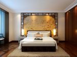 华南新城138平米新中式风格三居室装修案例