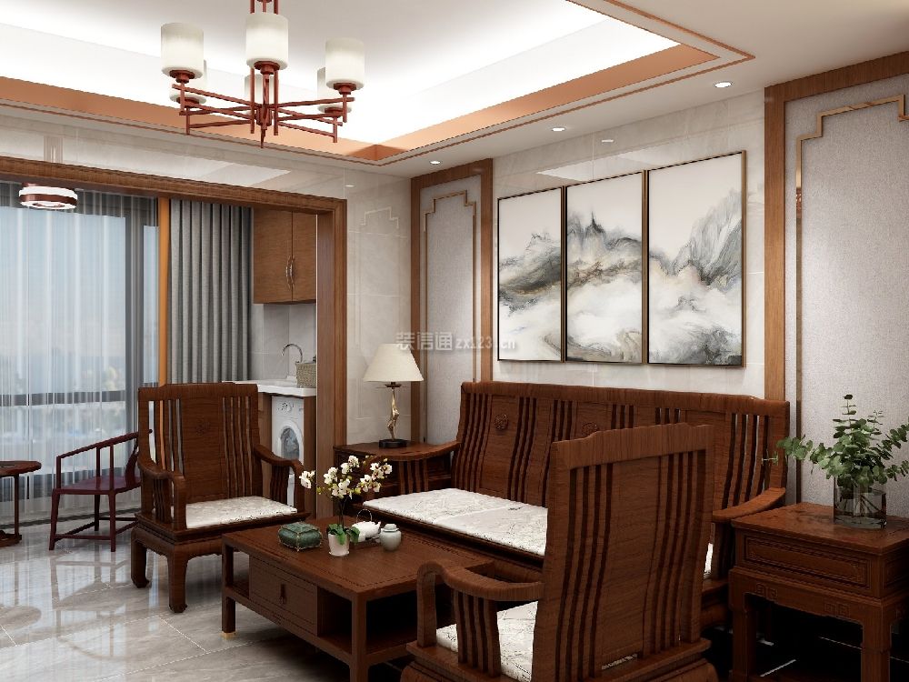 中式客厅装修 中式客厅装饰效果图