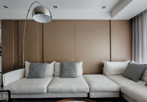 华润橡树林132平三居室现代简约风格装修案例