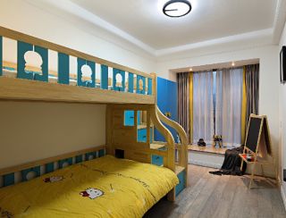 两室两厅儿童房高低床装修效果图